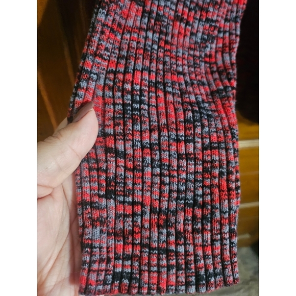 Relativity Woman's Plus Size Ribbed Button Shoulder Detail Sweater - Picture 2 of 8